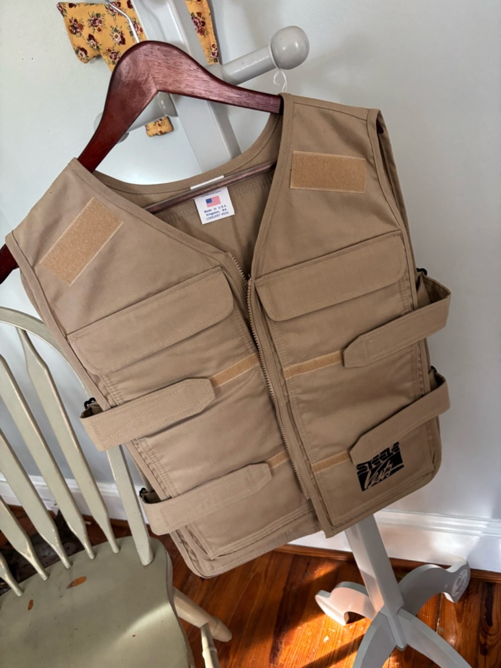 STEELE vests Classic Khaki Utility Vest